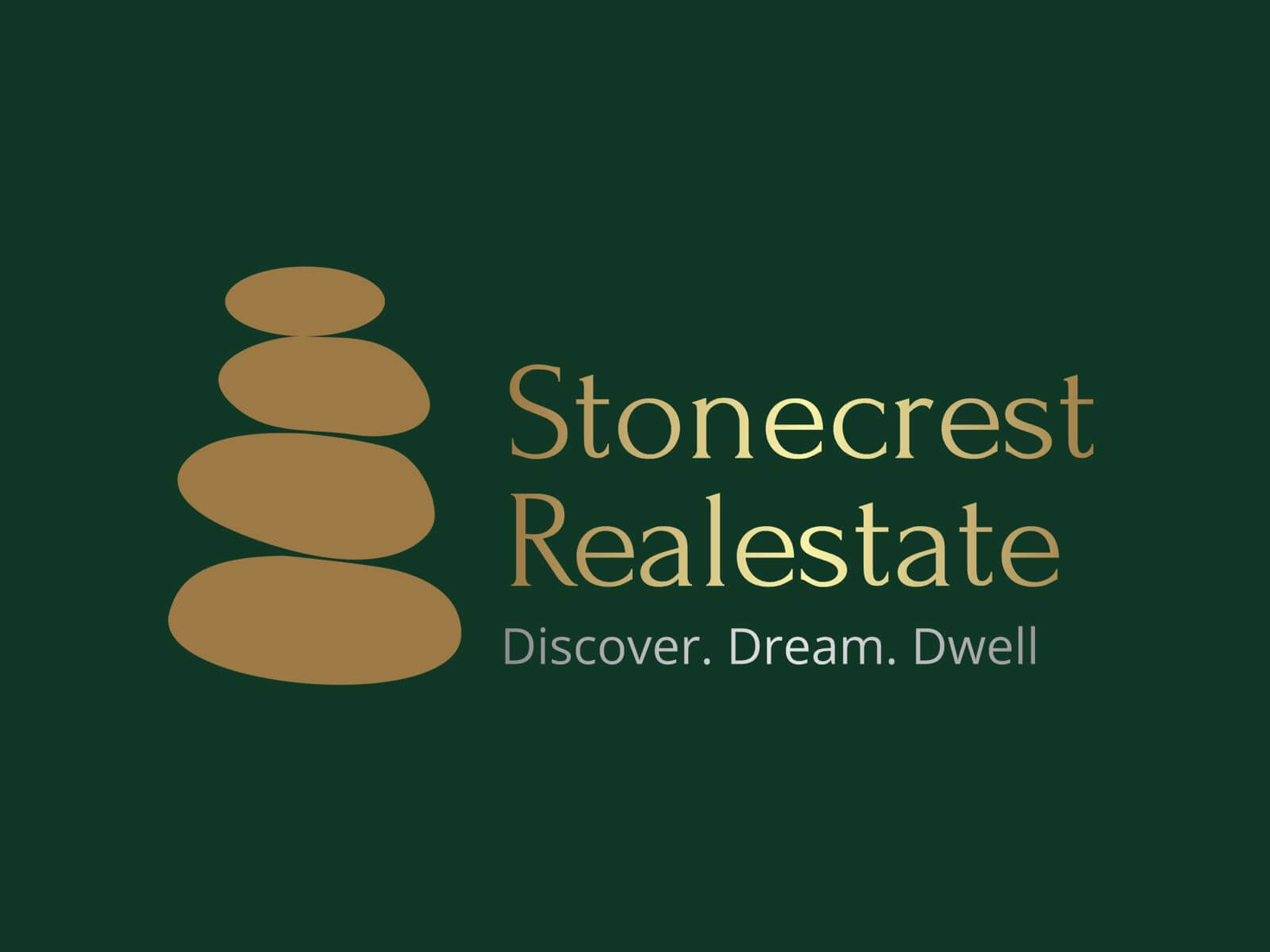 Stonecrest real estate logo solid